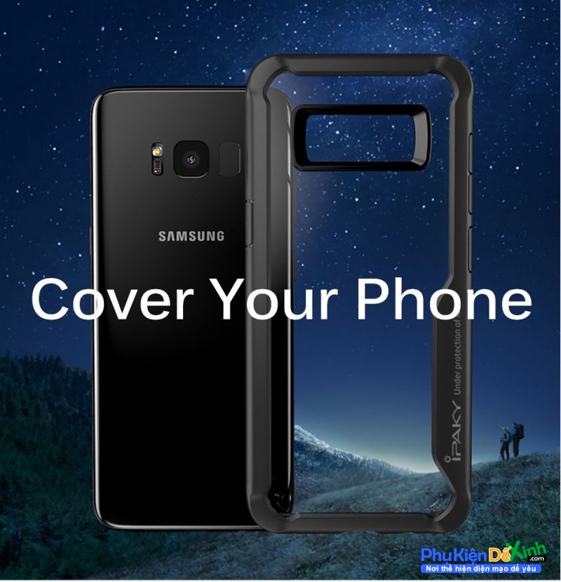 Ốp Lưng Samsung Galaxy S8 Plus Chống Sốc Viền Màu lưng trong Hiệu Ipaky được thiết kế rất đẹp sang trọng, tạo nên khác biệt lớn cho người sử dụng